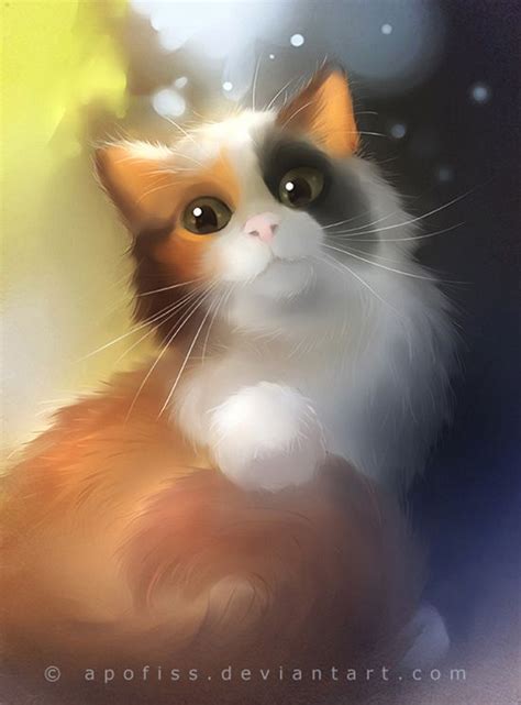 Lovely Cats Digital Illustrations By Rihards Donskis Aka Apofis