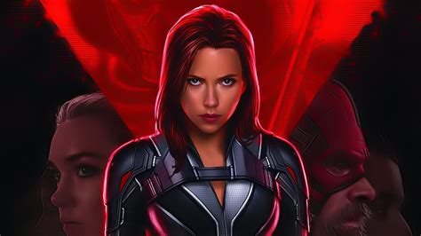 Movies Scarlett Johansson Women Artwork Marvel Comics Frontal View Black Widow