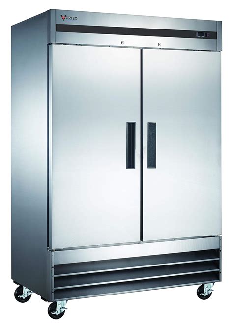 Vortex Refrigeration Commercial 2 Solid Door Freezer 49