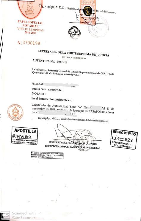 ¿como Validar Para Uso En El Extranjero Documentos Firmados Por Un Notario Público De Honduras