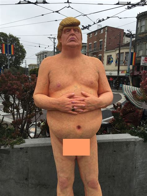 Nude Statue Of Donald Trump Pops Up In Los Feliz Abc Los Angeles