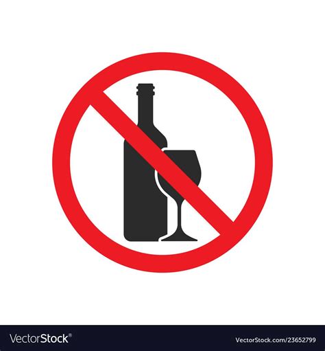No Alcohol Icon Sign Symbol Royalty Free Vector Image News Wallpaper Wallpapers Free Vector