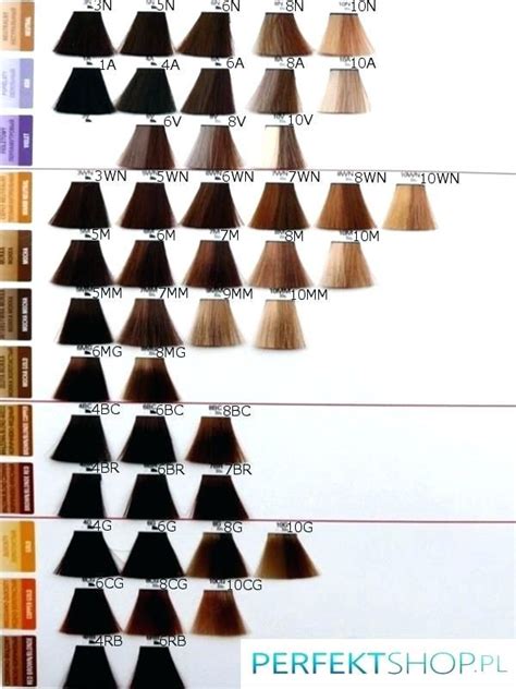 Matrix Shade Card Matrix Colour Chart Joico Hair Colo