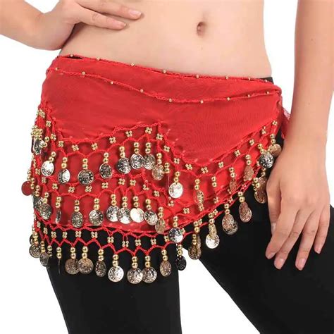 Belly Dance Belly Dance Belt Chiffon Paillette Hip Scarf Bellydance Belt Belly Dance Hips Scarf