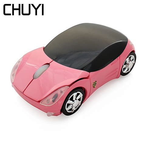 Chuyi Mini 3d Car Shape Wireless Mouse 1600dpi Usb Optical Computer