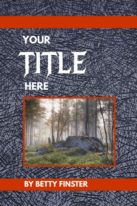 Book Cover Template Postermywall