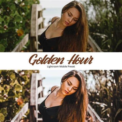 These presets can be used in any version of. Golden Hour Lightroom mobile preset - Mobile presets for ...