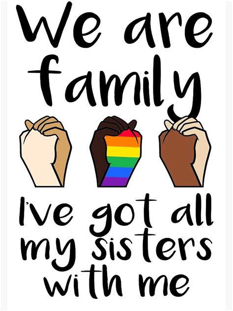 Ive Got All My Sisters With Me Poster By Rachelmw Redbubble