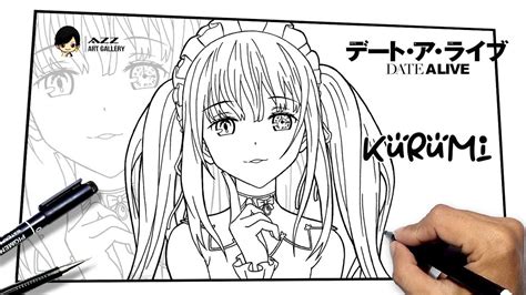 How To Draw Kurumi Tokisaki Youtube