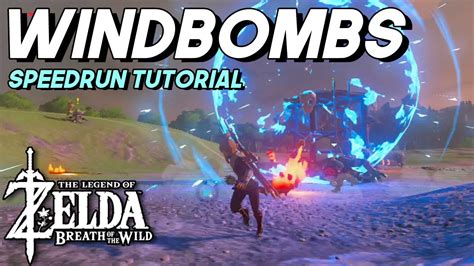How To Go Anywhere Fast In Breath Of The Wild Using Bombs Windbomb Bil