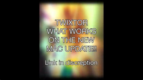 After Effects Twixtor Mac Works On The Newest Version Youtube