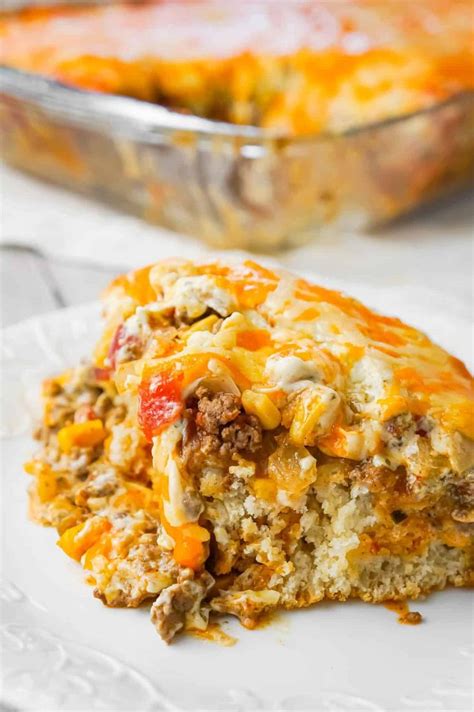 25 terrific recipes to make with ground beef. John Wayne Casserole is an easy ground beef casserole ...