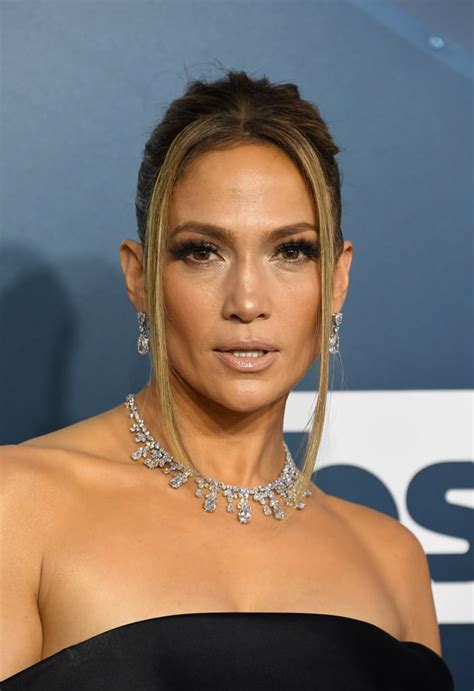 Jennifer Lopez At The 2020 Sag Awards See The Best Hair And Makeup