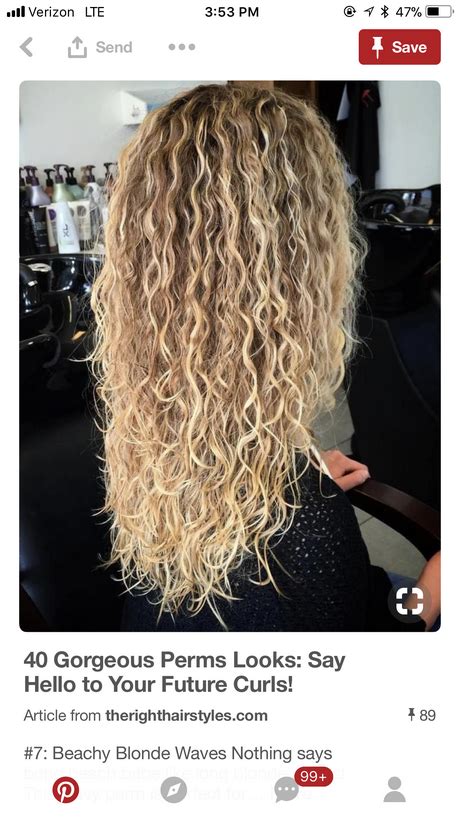 Permanente Femme Cheveux Long