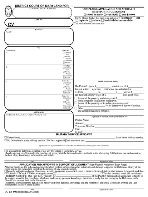 Dc Cv 001 Fill Out And Sign Online Dochub