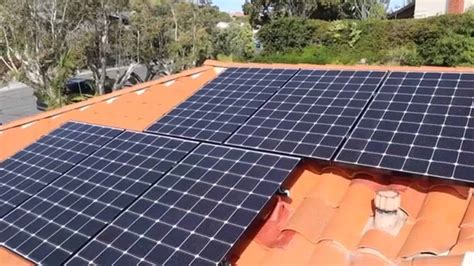 San Diego Residential Solar Installation On Tile Roof San Diego Solar