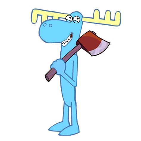 Happy Tree Friends Lumpy The Moose With An Axe By Krleboa On Deviantart