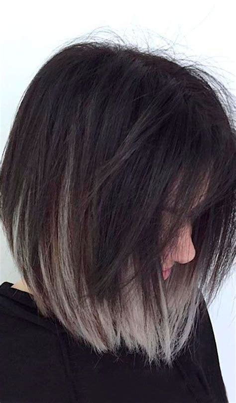 50 Best Gray Ombré Hair Color Ideas For Short Haircuts In Summer