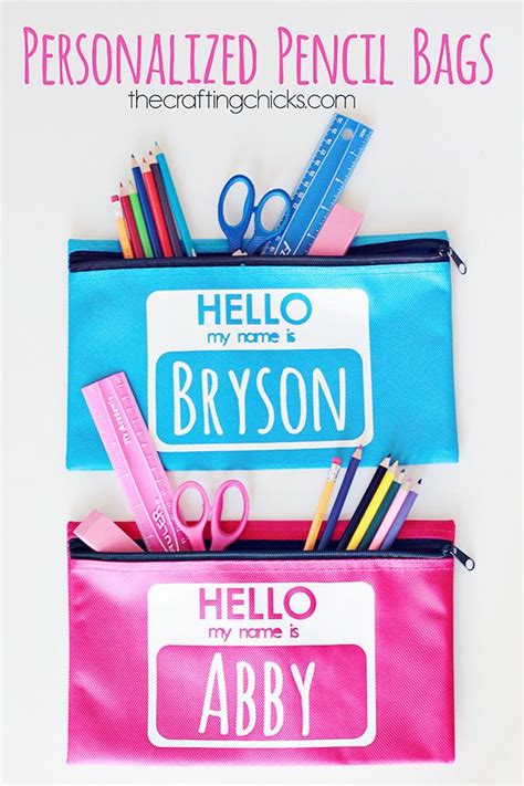Personalized Pencil Bags For Back To School Personalized Pencils