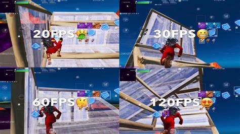 20fps Vs 30fps Vs 60fps Vs 120fps On Fortnite Mobile Youtube