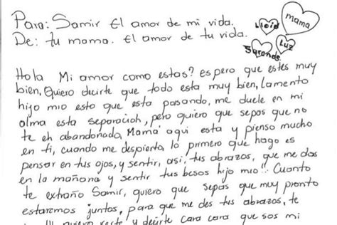 La Desgarradora Carta De Una Madre Separada De Su Hijo En Eeuu Quiero