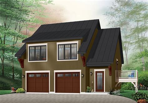 Two Car Garage With Guest Suite Above Carriage House Plans Garage