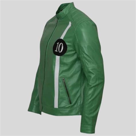 Ben Ten Leather Jacket Ben 10 Tennyson Alien Swarm Superhero Ryan Kelly