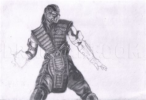 How To Draw Sub Zero From Mortal Kombat X Step By Step Drawing Guide