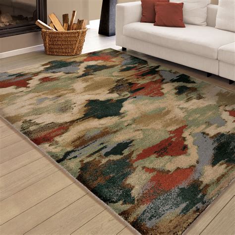 Radiance Insanely Soft Abstract Harlequin Multi Large Area Rug From