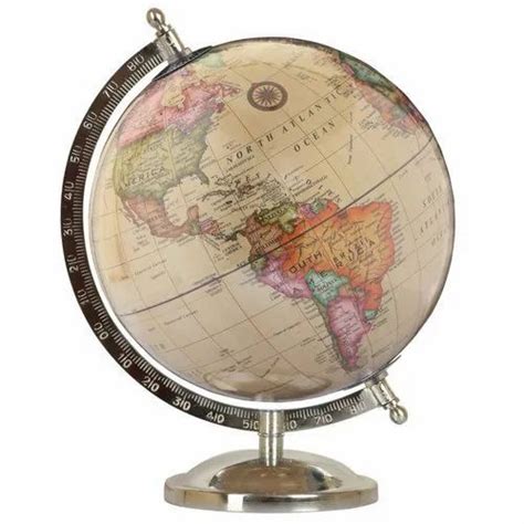 Sphere Geokraft 8 Inch Antique Educational Political World Globe At Rs