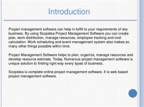 Project Management Software For Business Purpose