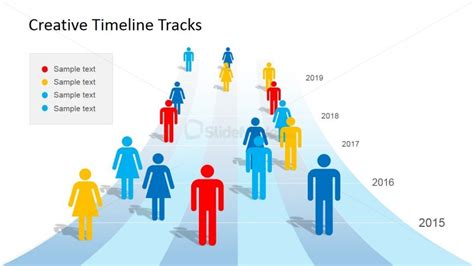 People And Timeline Clipart For Powerpoint Slidemodel