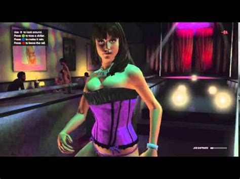 Grand Theft Auto V Gameplay Strip Club Lap Dance Fufu Youtube