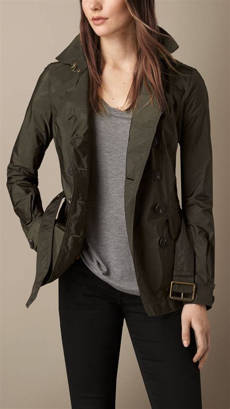 Showerproof Trench Jacket | Trench coats women, Olive trench coat, Trench jacket