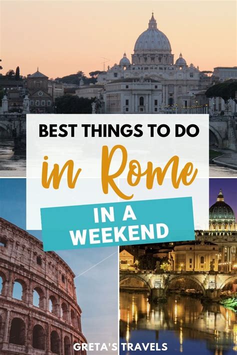 Epic Rome 2 Day Itinerary Best Weekend In Rome By A Local Weekend