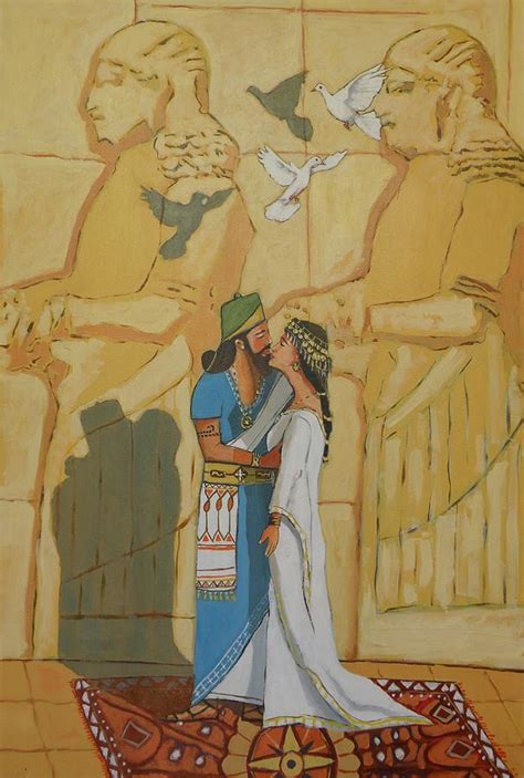 Ninos And Shamiram Painting By Paul Batou Pixels