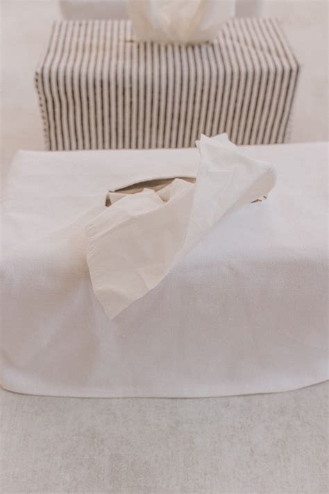 Simple And Stylish Diy Fabric Tissue Box Cover Pretty
