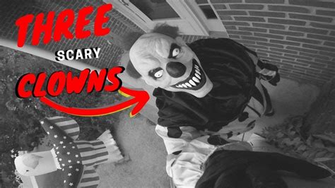 Scary Clowns Caught On Camera Outside Our House The Boogeyman Tries To