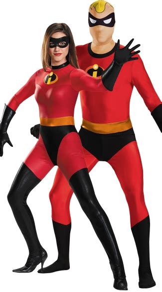 Mr And Mrs Incredible Couples Costume Mens Mr Incredible Costume