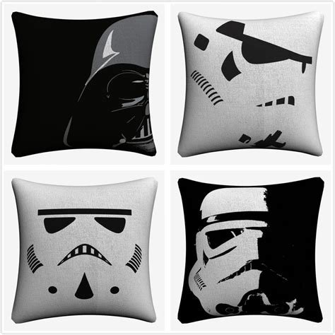 Darth Vader Stormtrooper Movie Decorative Linen Cushion Covers Sofa