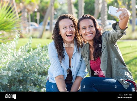 Woman Taking Smiling Hi Res Stock Photography And Images Alamy