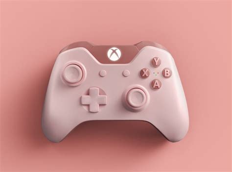 Play Project Xbox Pink Controller Video Game Room Design Xbox