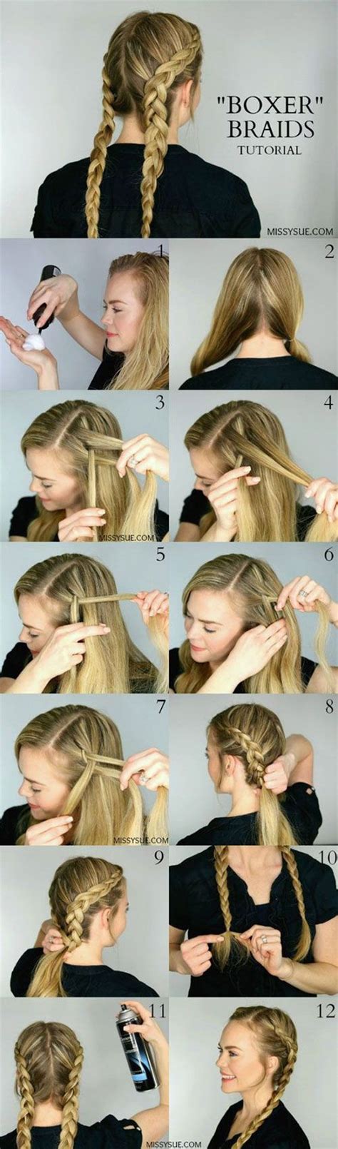 Step By Step Boxer Braid Tutorial For Beginners And Learners 2016 Dos