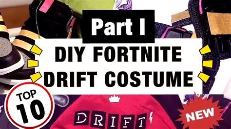 Diy Fortnite Drift Costume Drift Skin Cosplay Part I