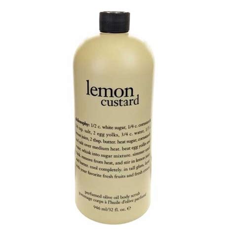 Philosophy Lemon Custard Body Scrub 946ml With Pump Skin Superdrug