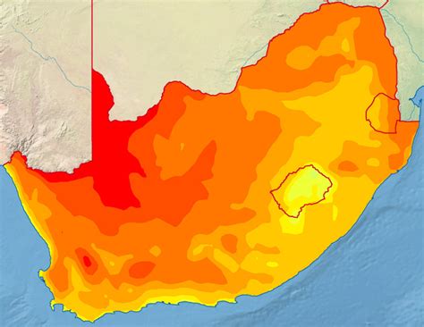 Kostenlose lieferung für viele artikel! Wetter Südafrika: höchste Temperaturen (Animation)