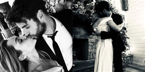 All Of Miley Cyrus And Liam Hemsworths Wedding Photos On Instagram