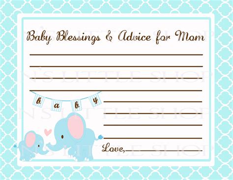 If so, try printable baby cards for inviting your friends to the baby shower. Free printable baby shower advice cards - Printable cards