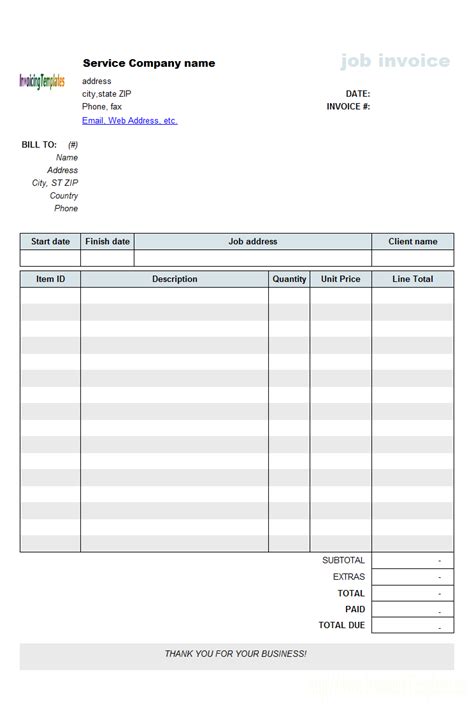 Loan forgiveness employment certification form. Job Invoice Template Pdf | invoice example