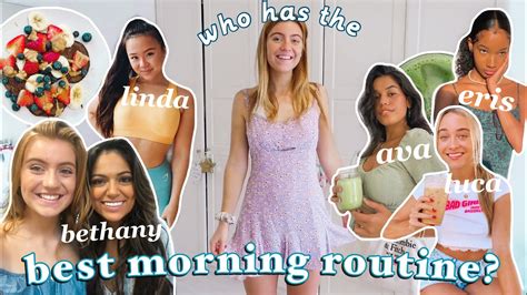 trying and copying the most popular youtuber morning routines for a week bethany mota ava jules